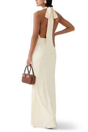 The Ultimate Muse Tie Neck Maxi Dress