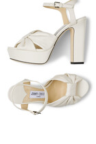 Heloise 120 Nappa Leather Platform Sandals