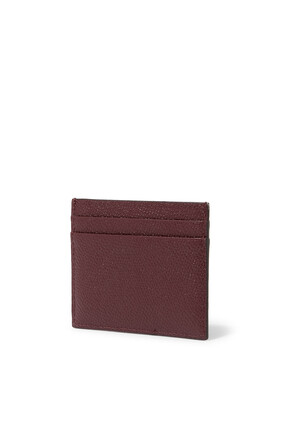 VLogo Signature Grainy Leather Cardholder
