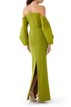Lotta Crêpe Evening Gown