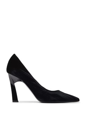 Decollete 70 Velvet Heels