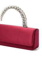 Malika Top-Handle Clutch Bag
