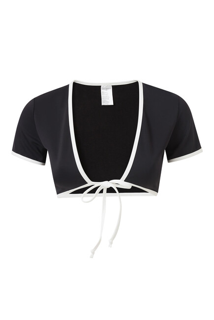 Tie Front Swim Top