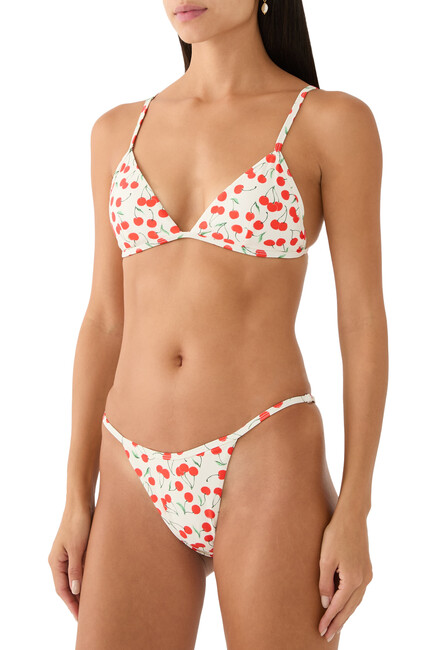 Cherry Perfect Fit Bikini Top