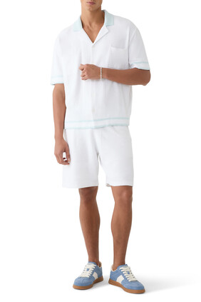 Armas Cotton Boucle Knit Shorts