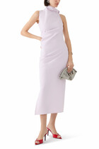 Long Draped Dress