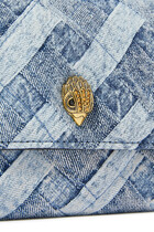 Kensington Small Chain Denim Wallet