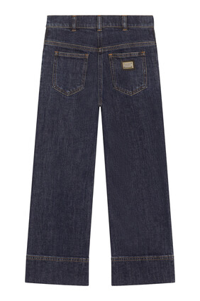 Kids Denim Palazzo Trousers