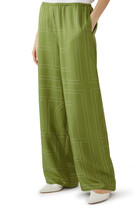 Monogram Silk PJ Bottoms