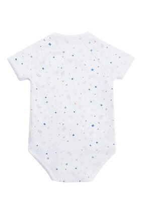 Kids Star & Crown Wrap Onesie