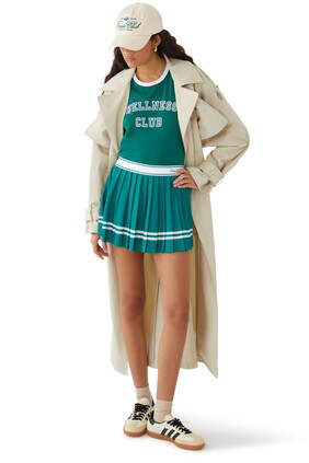 Vendome Script Pleated Skirt