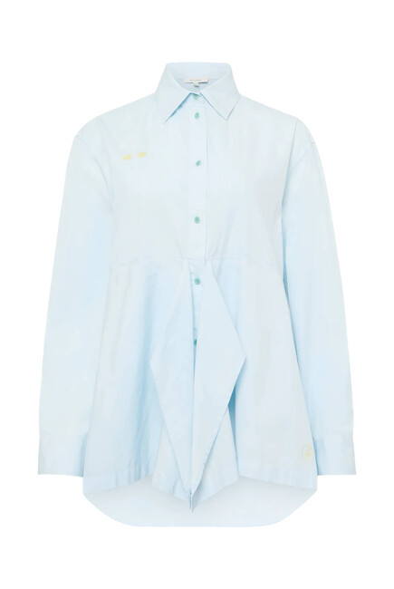 Peplum Drape Shirt 