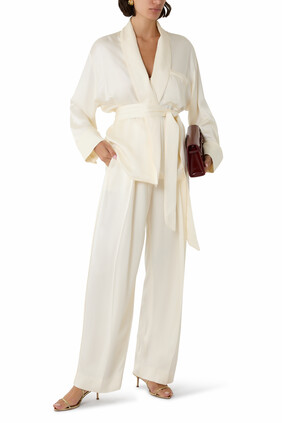 Pyjama Wrap Blouse