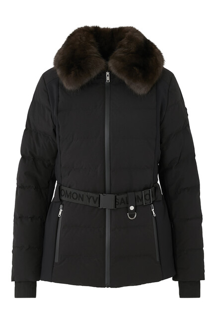 Shearling-Trimmed Ski Jacket