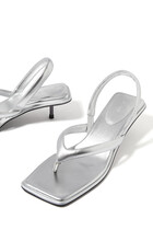Slingback Thong Heels 40