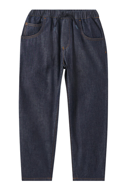 Kids Denim Elasticated Waist Pants