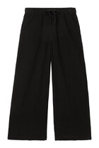 Organic Cotton Lofty Gauze Wide-Leg Pants