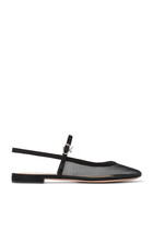  Francoise Ribbon Strap Ballerinas