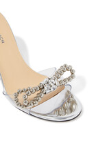Double Bow Embellished 85 Sandals
