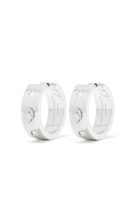 Eagle Hoop Metal Earrings
