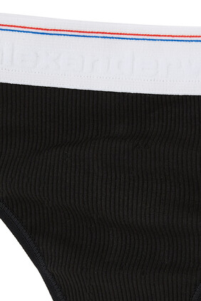 Ribbed Jersey Thong