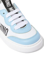 Kids Logo Leather Sneakers 