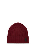 Logo Ribbed Beanie