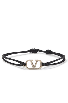 Valentino Garavani V Logo Signature Bracelet