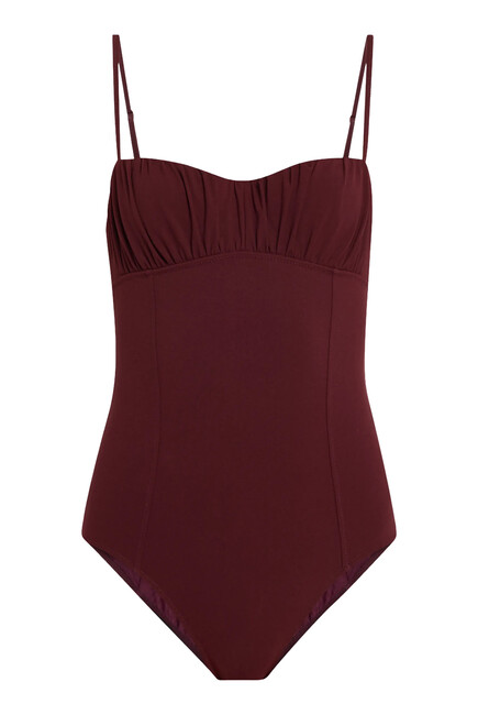 Dalila Ruched Maillot One-Piece Swimsuit