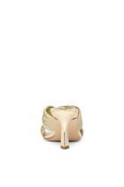 Alessia 76 Metallic Mule Sandals