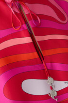 Marmo Print Silk Kaftan