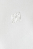 Myers Cropped Framed Monogram T-Shirt