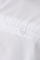 Cotton Blend Crop Shirt