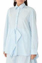 Peplum Drape Shirt 