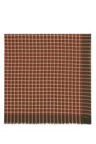 Logo Wool Twill Scarf
