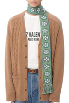Antibes Cotton Scarf with Fringe
