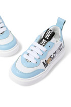 Kids Logo Leather Sneakers 
