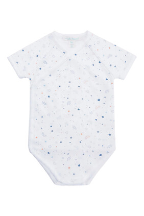 Kids Star & Crown Wrap Onesie
