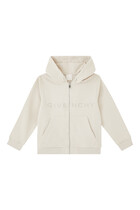 Kids Logo Hooded Cardigan