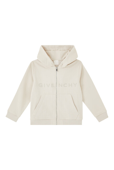 Kids Logo Hooded Cardigan