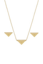 Necklace and Earrings Set, Stainless Steel