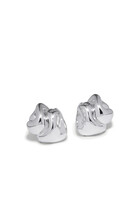 Knoll Earrings, Recycled Sterling Silver Plated in 18ct Yellow Gold Vermeil