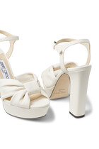 Heloise 120 Nappa Leather Platform Sandals