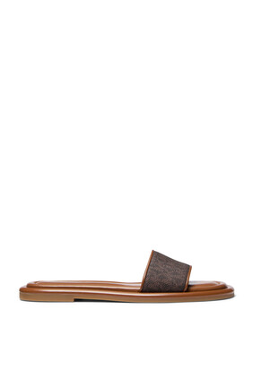 Dana Signature Logo Slide Sandals