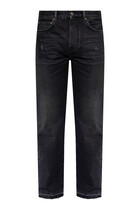 Release Hem Straight Jeans