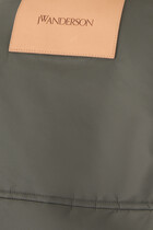 Oversized Curved Hem Bomber Jacket