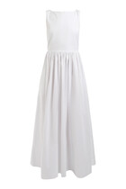 Tie Back Midi Dress