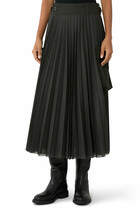 Glen Check Pleated Skirt