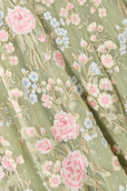 Antoinettes Floral Round Neck Ankle Gown