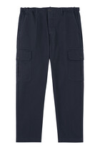 Regular-Fit Tricotine Trousers